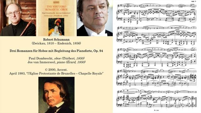 Schumann - Drei Romanzen, Op. 94 - Paul Dombrecht, Jos Van Immerseel смотреть онлайн