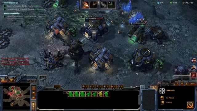Starcraft 2 Co-Op: Trains Swann P2 with Mengsk Brutal lvl 13 смотреть онлайн