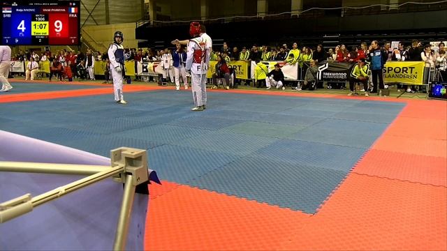 Belgian Open Taekwondo G2 2019 Day 2 fight 1006 Relja IVKOVIC vs Vikhit PHANYANOUVONG смотреть онлайн