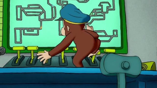 Curious George - 28 - Curious George, Station Master (Learn English Language with subtitles) смотреть онлайн