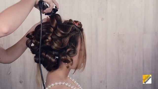 Локоны на длинные волосы урок №43 смотреть онлайн