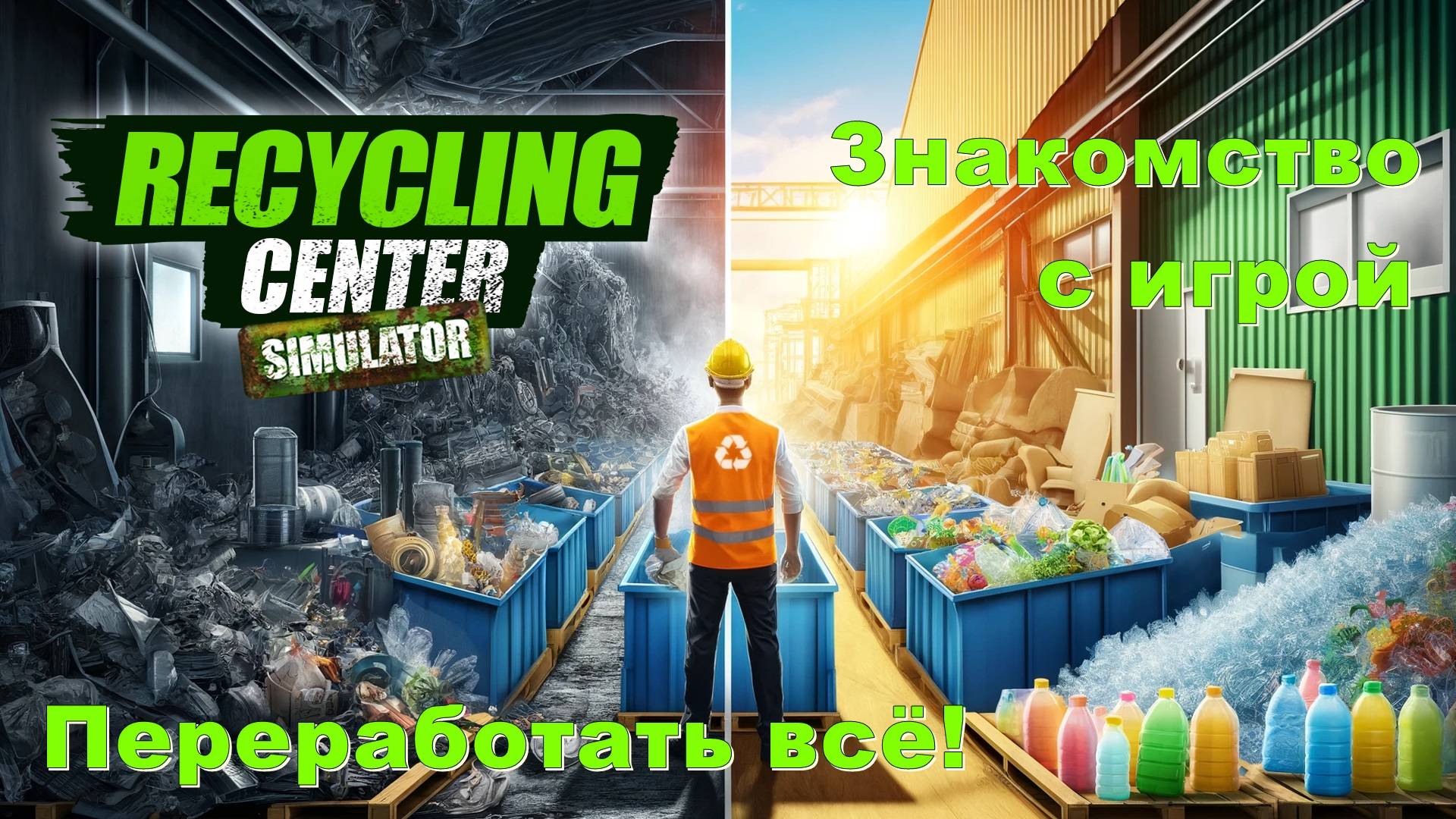 Recycling Center Simulator. Знакомство с игрой. Переработать всё! #1 смотреть онлайн