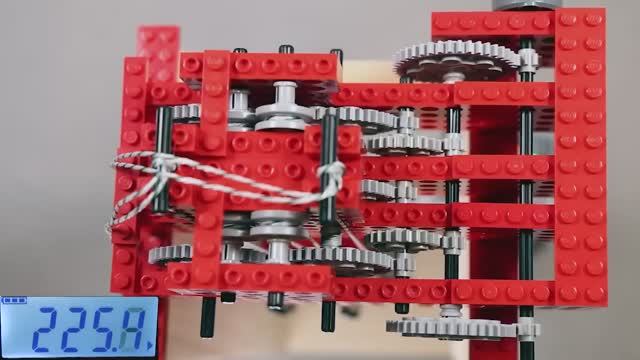 Тестирование систем передач и шкивов LEGO - часть 2 смотреть онлайн