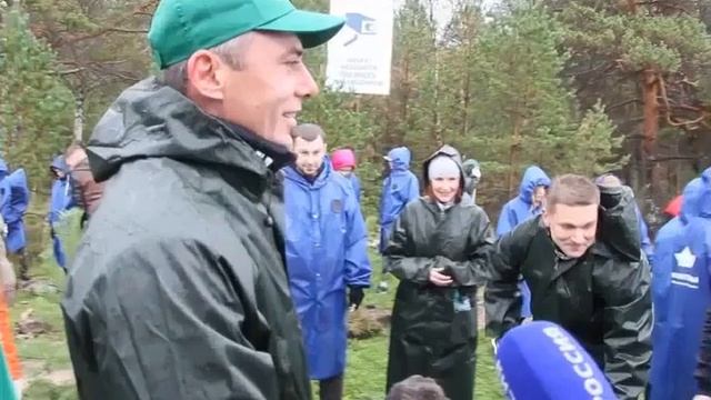 Фоторепортаж - Игорь Петренко о природе и о том как сажал деревья в Северодвинске смотреть онлайн