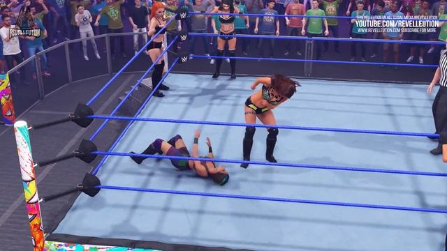 NXT: Toxic Attraction Vs Meiko Satomura, Katana & Kayden #WWENXT #WWE2K22 #WWE