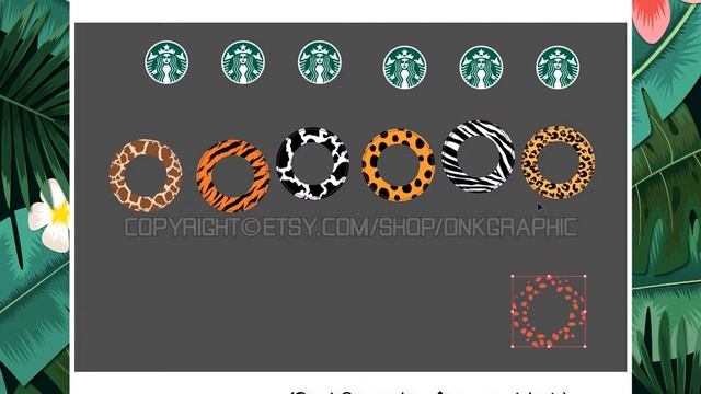 6 Animals Leopard, Zebra, Giraffe, Cow, Cheetah, Tiger Starbucks SVG Cricut Cut File смотреть онлайн