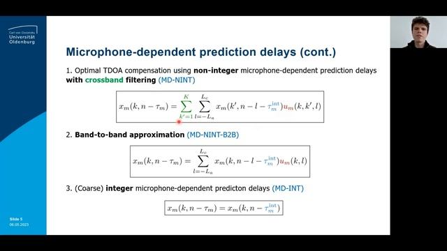 Dereverberation in Acoustic Sensor Networks using WPE with Microphone-dependent Prediction Delays смотреть онлайн
