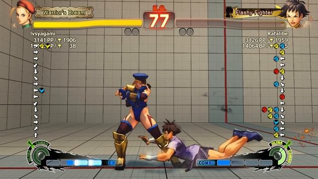 SSF4 AE 2012 Live PC Online Match - LVSyagami (Cammy) VS Rafalibe (Makoto) смотреть онлайн