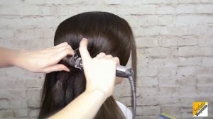 Прическа нижний пучок урок №20