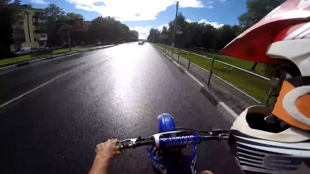 Неудачная погоня ДПС за кроссовым мотоциклом / Пикап девушек на санчезе / Кручу спиннер на 300 км/ч смотреть онлайн