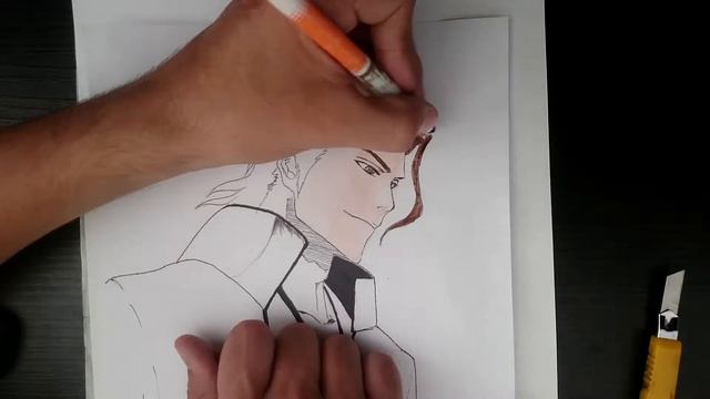 How To Draw-Sosuke Aizen- Bleach- Speed Drawing (HD)