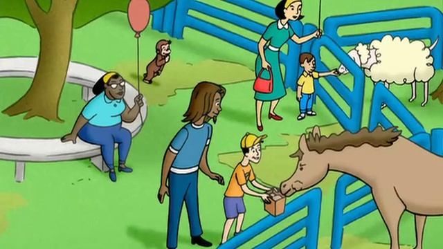 Curious George - 50 - Curious George vs the Turbo Python 3000 (Learn English Language with subtitles смотреть онлайн