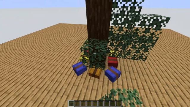 Minecraft: How To Build A Christmas Tree With Presents and Ornaments смотреть онлайн