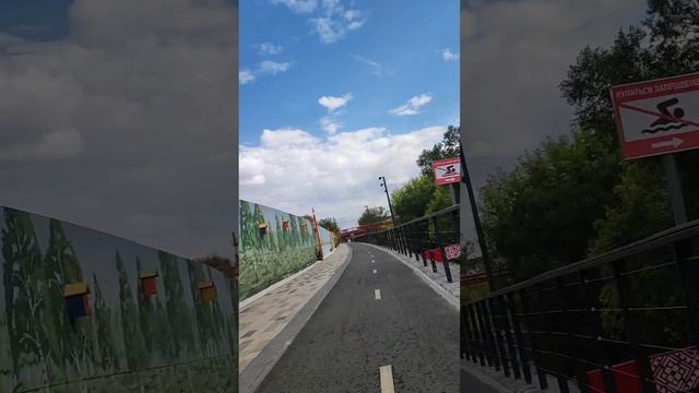 Белгород.Вело.пробег от СК Хоркиной до пляжа Берега. Классный маршрут с велодорожкой. смотреть онлайн