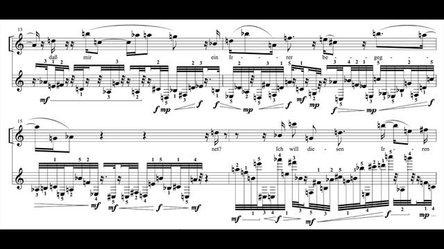 René Wohlhauser - «Rachearie» from the opera «Gantenbein» [with score] смотреть онлайн