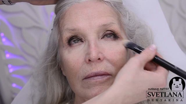 Лифтинг макияж после 60 лет.Макияж преображения Урок№130 смотреть онлайн