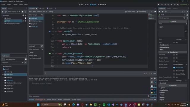 Godot 4 Steam Multiplayer смотреть онлайн