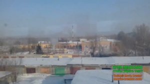 Зимняя поездка на электропоезде Эр9т г. Саратов