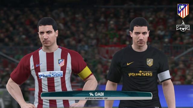 PES 2017 - FACES e KITS ATLETICO MADRID смотреть онлайн
