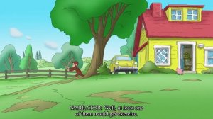 Curious George - 242 - Pig-Headed George (Learn English Language with subtitles)