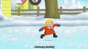 Curious George - 232 - Hockey Monkey (Learn English Language with subtitles)