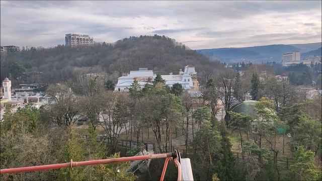 Кисловодск Обзор города с колеса обозрения. Февраль 2024 год смотреть онлайн