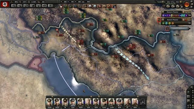 Hearts of Iron 4 | Germany | EP26 - Invading Iran смотреть онлайн