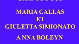 Maria Callas et Giuletta Simionato   Anna Boleyn   Sur le vif  Live 1957   HRE 209 1