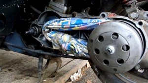 Honda Dio тюнинг №6 грузики в вариаторе