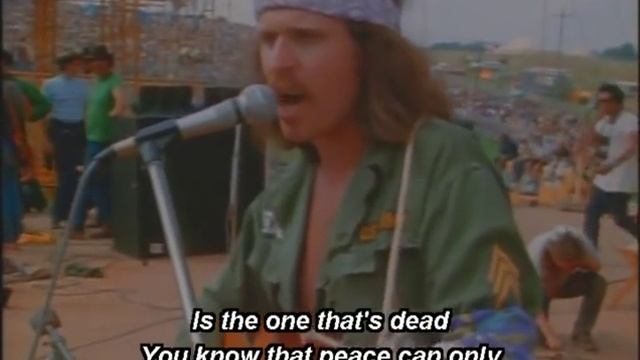 Country Joe McDonald - I Feel Like I'm Fixing To Die (Woodstock) смотреть онлайн
