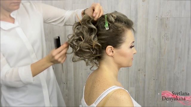 Прическа на тонкие и редкие волосы урок№89 смотреть онлайн