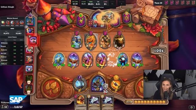 Golden Upbeat Duo SUPERCHARGES Elemental Build - Hearthstone Battlegrounds смотреть онлайн