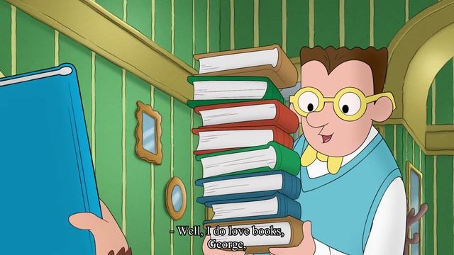 Curious George - 293 - Lost & Found (Learn English Language with subtitles) смотреть онлайн
