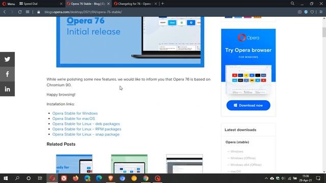 Opera 76 stable version is now rolling out смотреть онлайн