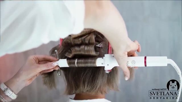 Объемная укладка. Прическа в стиле Мэрилин Монро. Урок№196. смотреть онлайн