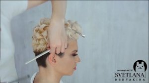 Прическа на короткие волосы утюжком.Укладка волос.Урок№174