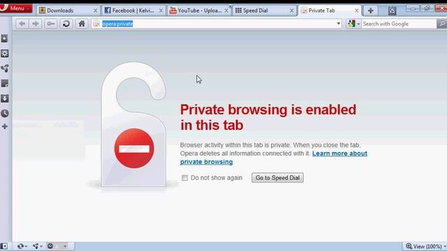 Browsing In Private Using Opera смотреть онлайн