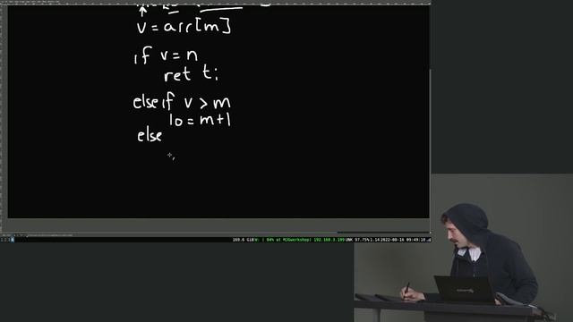 The Last Algorithms Course You′ll Need | 7. Pseudo Code Binary Search смотреть онлайн