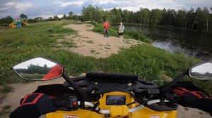 Квадроцикл держался до последнего Тест-драйв Motoland Wild 200