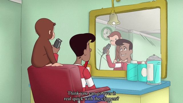 Curious George - 355 - The Man with the Yellow Hair (Learn English Language with subtitles) смотреть онлайн