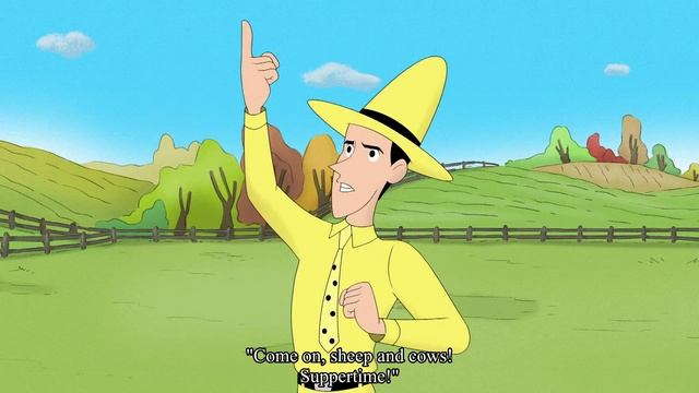 Curious George - 345 - Mule Feathers (Learn English Language with subtitles) смотреть онлайн