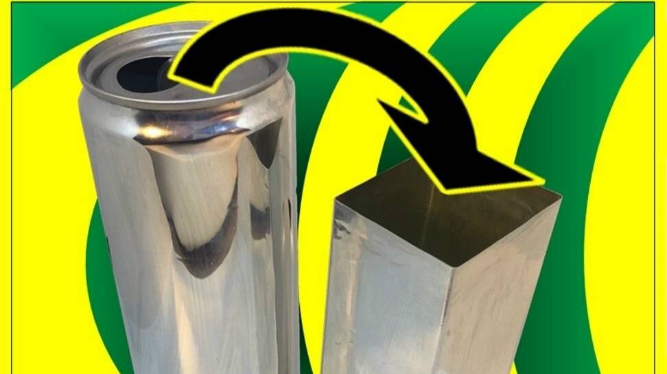 #сколько получится чистого алюминия #how Much Aluminium Comes From Fizzy Drinks Cans