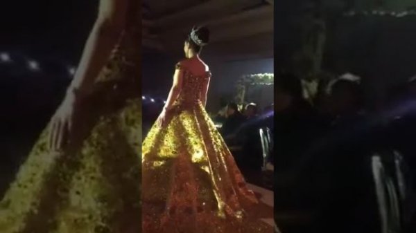 Золотое платье Банен Камель (внучка Саддама Хусейна)