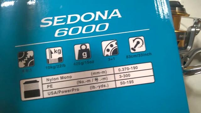 Máy Câu Cá Shimano Sedona 6000