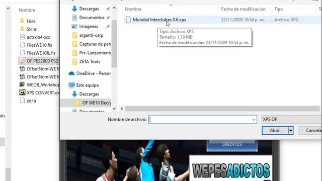 PES 2009 PS2 OptionFIle To (DATABASE BIN File) By Zeta