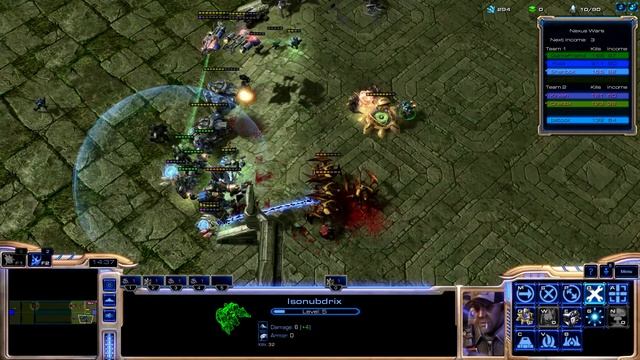 Starcraft 2: Custom Game 2/4: Nexus Wars - Aug 2, 2013 смотреть онлайн