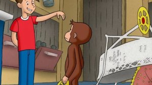 Curious George - 57 - George Fixes Betsy's Wagon (Learn English Language with subtitles)
