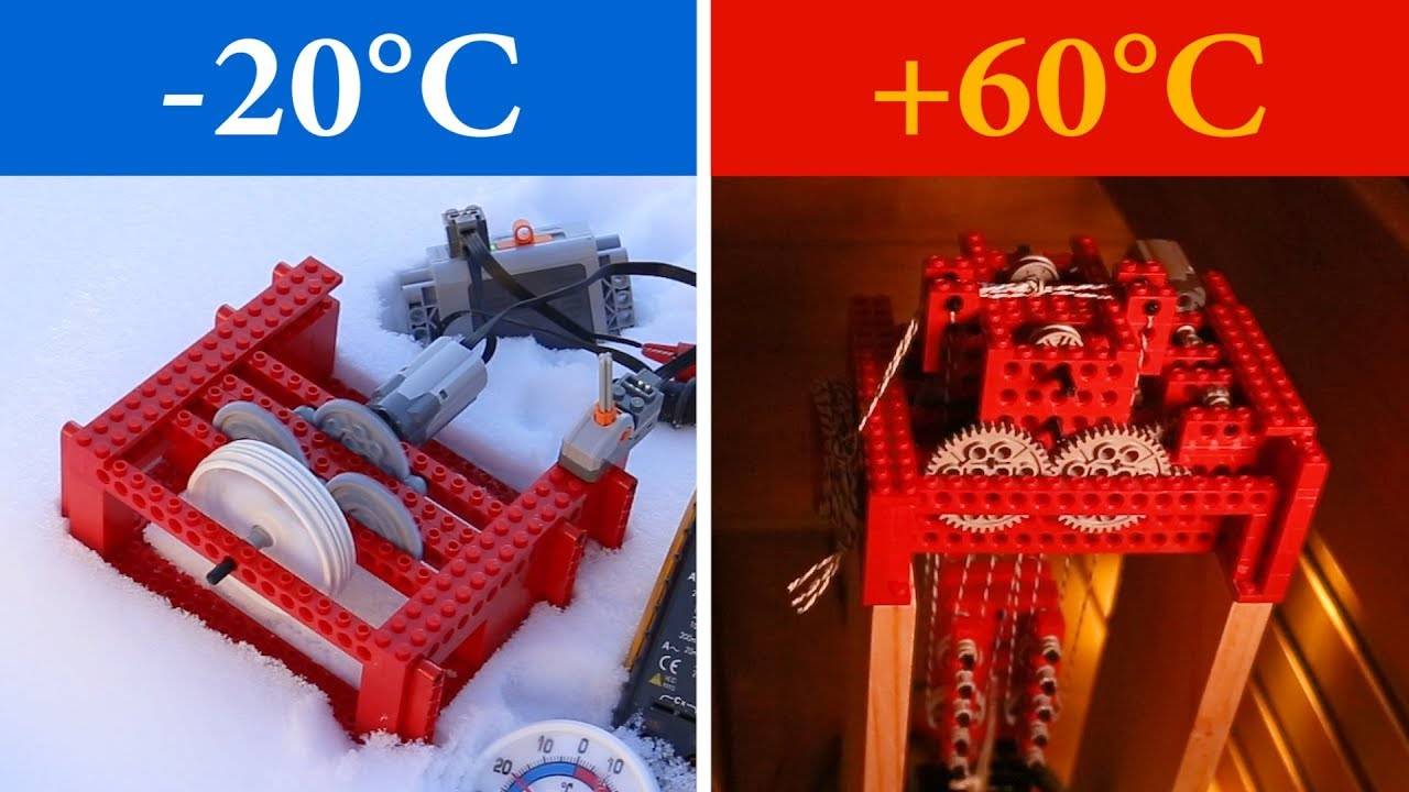 Испытание LEGO в условиях низких и высоких температур смотреть онлайн