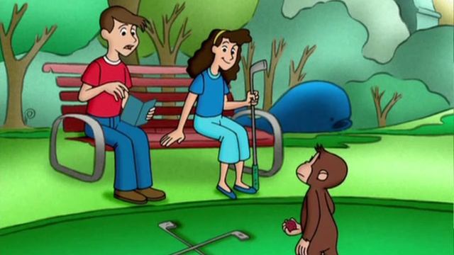 Curious George - 30 - Curious George's Low High Score (Learn English Language with subtitles) смотреть онлайн