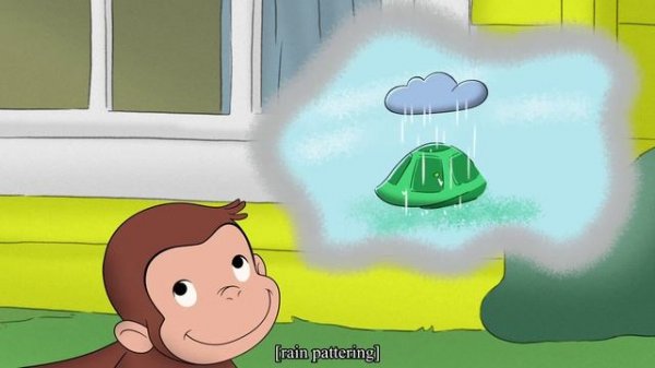 Curious George - 290 - George's New Home (Learn English Language with subtitles)